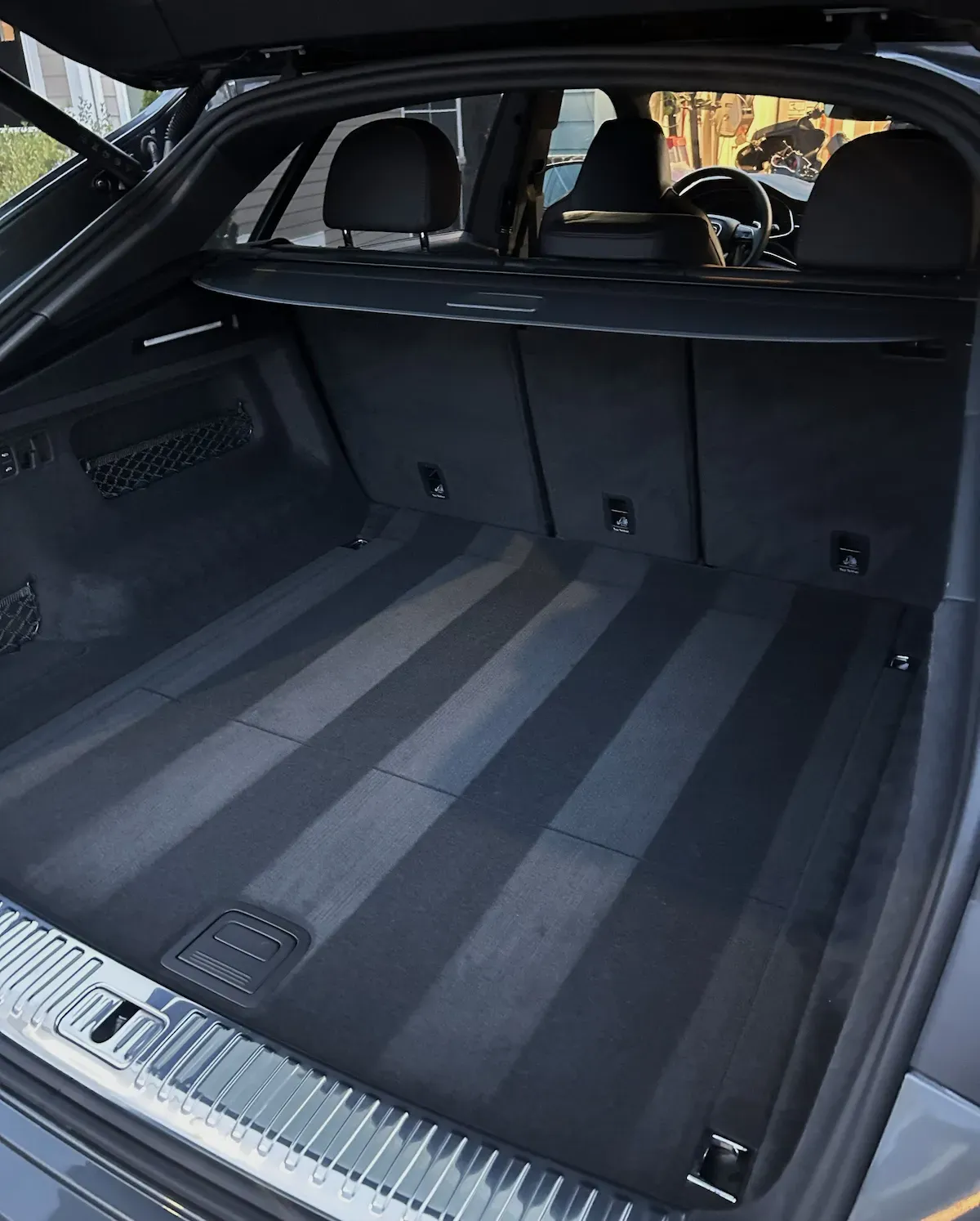 Audi trunk after detailing